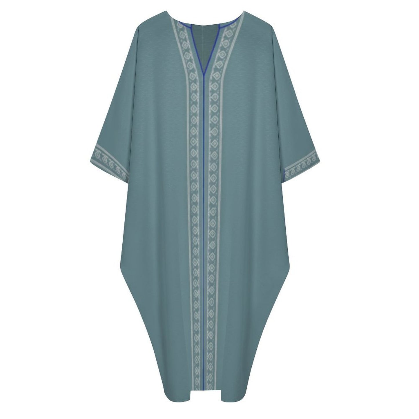 Design V-Neck Kaftan Dress - Zeedeey - All stuffs go, go figure