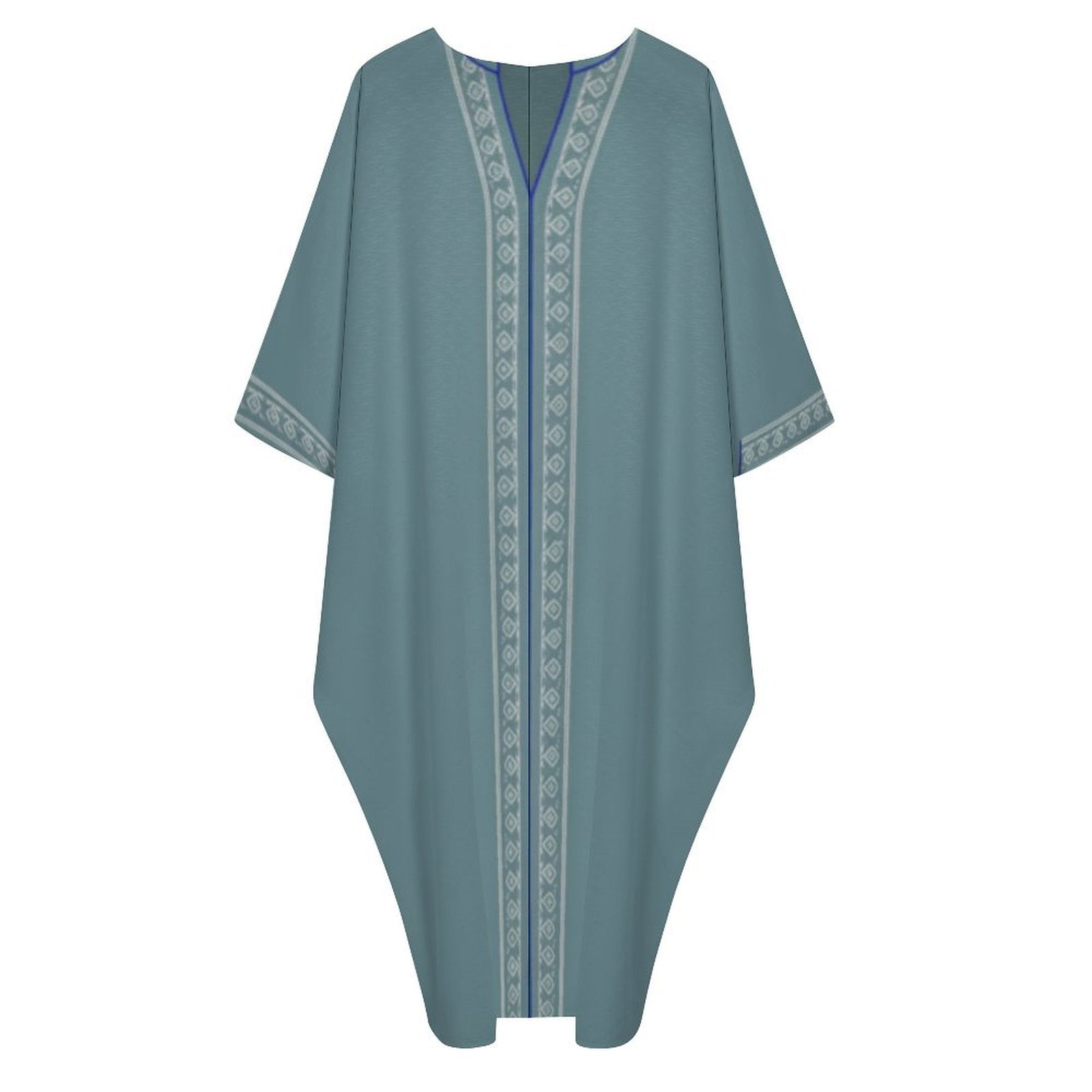 Design V-Neck Kaftan Dress - Zeedeey - All stuffs go, go figure