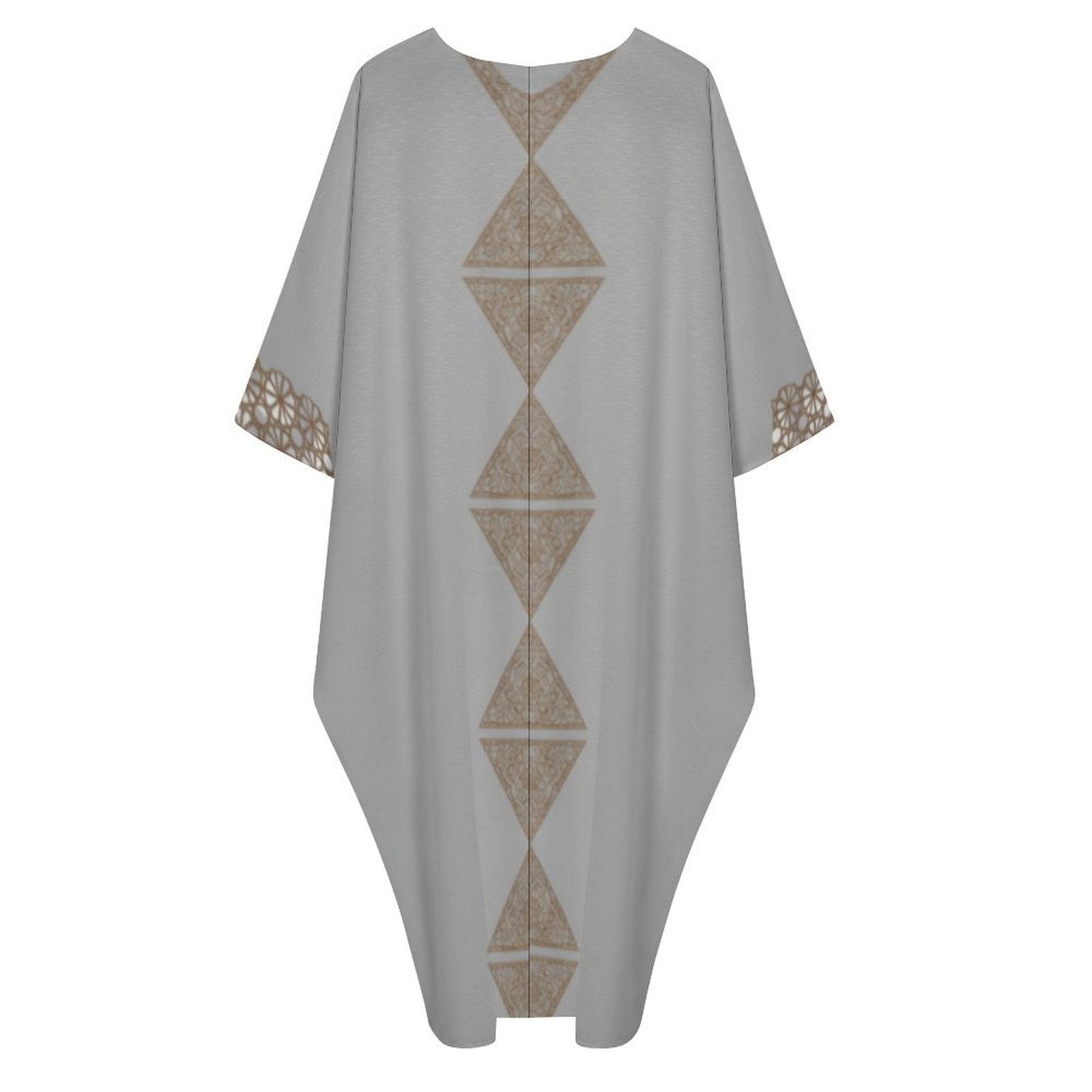 Design V-Neck Kaftan Dress - Zeedeey - All stuffs go, go figure