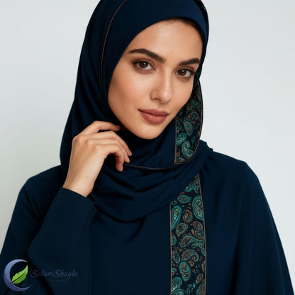 Blue bohemian scarf hijab - Zeedeey - All stuffs go, go figure