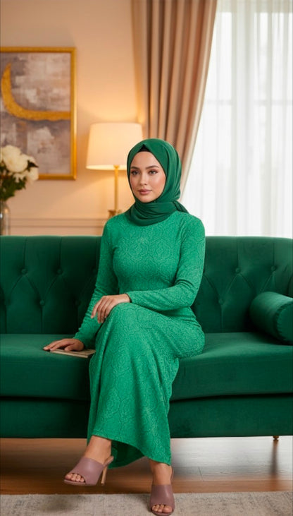 Design Long-Sleeve Draped Bodycon Dress - Zeedeey - All stuffs go, go figure