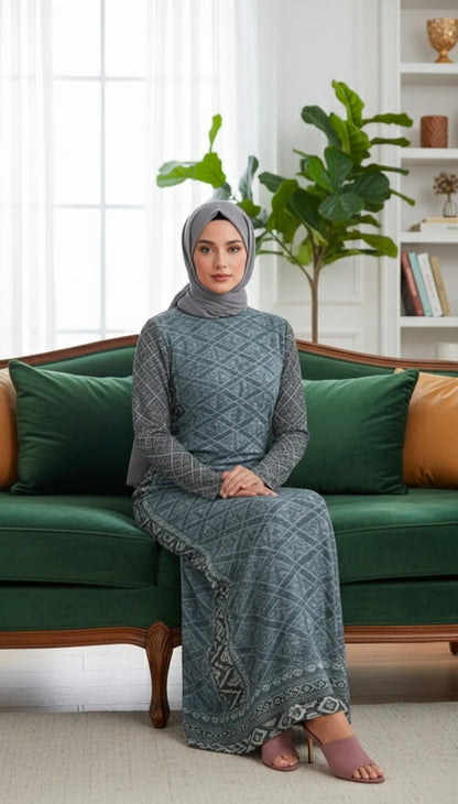 Design Long-Sleeve Draped Bodycon Dress - Zeedeey - All stuffs go, go figure