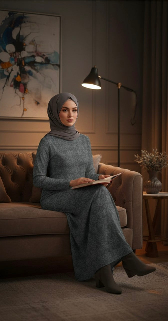 Design Long-Sleeve Draped Bodycon Dress - Zeedeey - All stuffs go, go figure