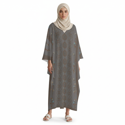 Design V-Neck Kaftan Dress - Zeedeey - All stuffs go, go figure
