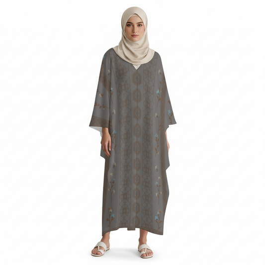 Design V-Neck Kaftan Dress - Zeedeey - All stuffs go, go figure