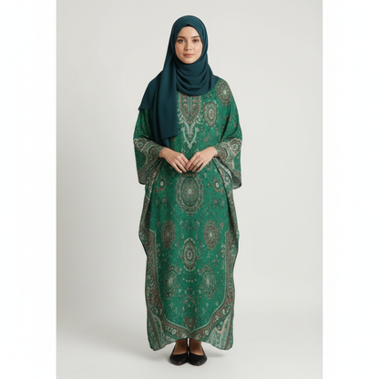 Design V-Neck Kaftan Dress - Zeedeey - All stuffs go, go figure