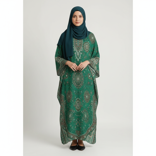 Design V-Neck Kaftan Dress - Zeedeey - All stuffs go, go figure