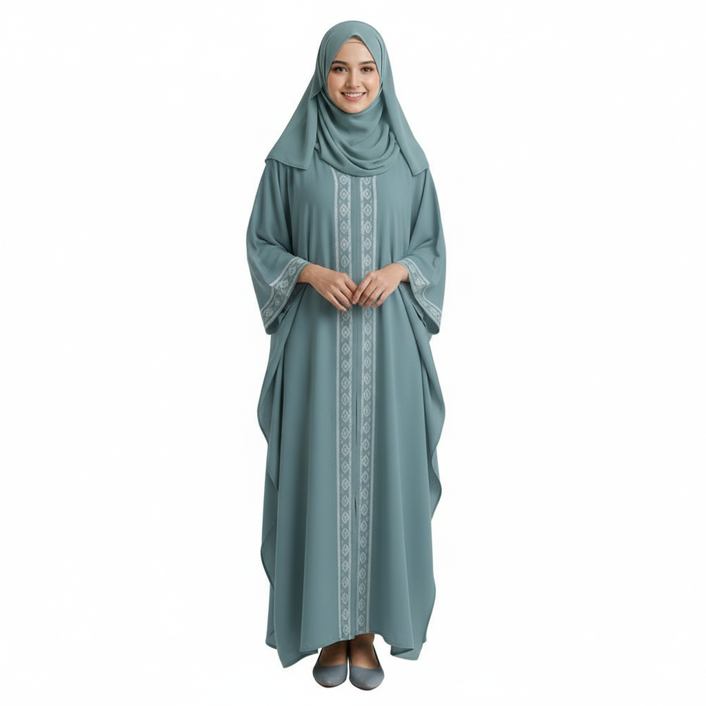 Design V-Neck Kaftan Dress - Zeedeey - All stuffs go, go figure