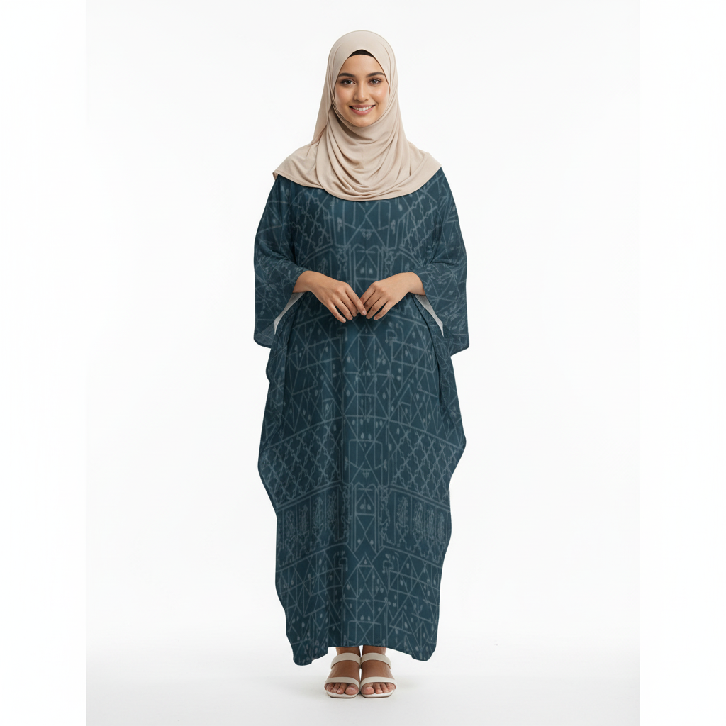 Design V-Neck Kaftan Dress - Zeedeey - All stuffs go, go figure