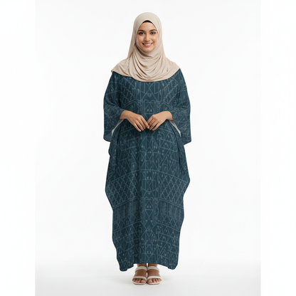 Design V-Neck Kaftan Dress - Zeedeey - All stuffs go, go figure