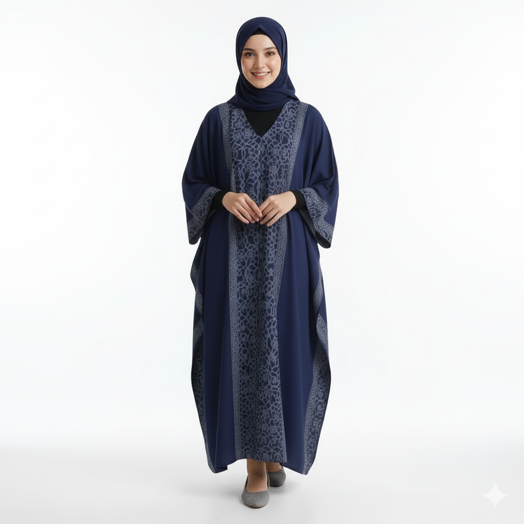 Design V-Neck Kaftan Dress - Zeedeey - All stuffs go, go figure