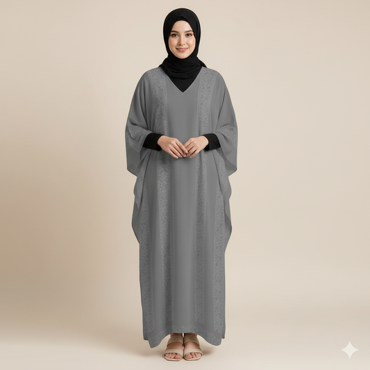 Design V-Neck Kaftan Dress - Zeedeey - All stuffs go, go figure