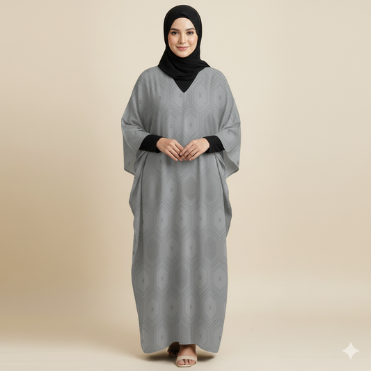 Design V-Neck Kaftan Dress - Zeedeey - All stuffs go, go figure