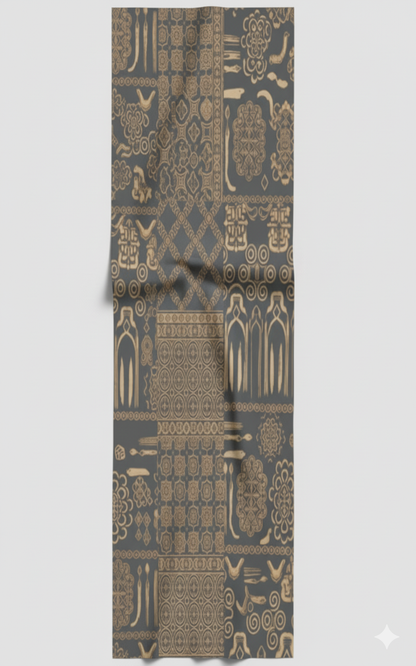 Egyptian pattern scarf hijab - Zeedeey - All stuffs go, go figure