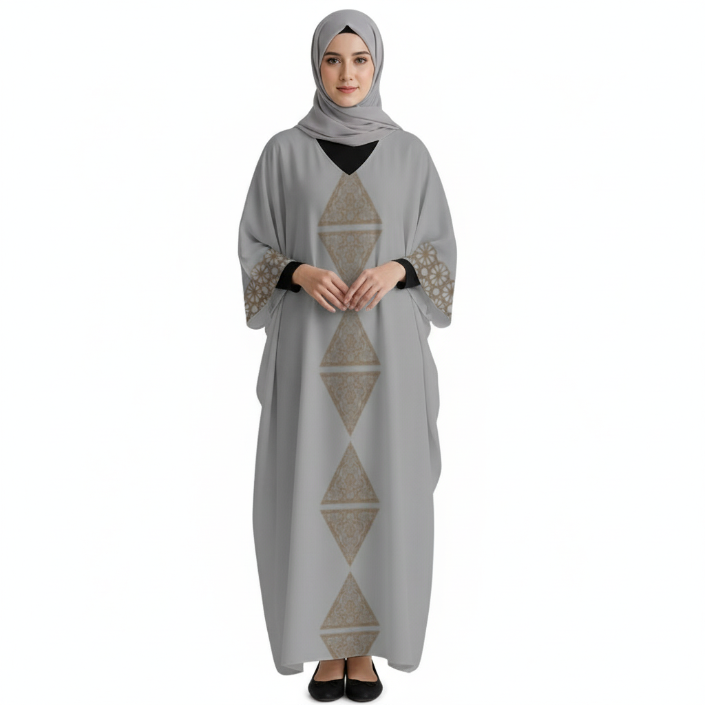 Design V-Neck Kaftan Dress - Zeedeey - All stuffs go, go figure