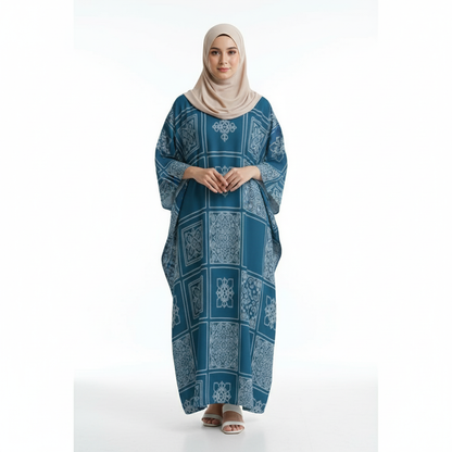 Design V-Neck Kaftan Dress - Zeedeey - All stuffs go, go figure